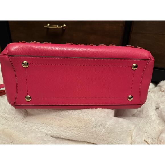 Excellent condition Coach Tea Rose pink satchel Applique - Picture 10 of 10
